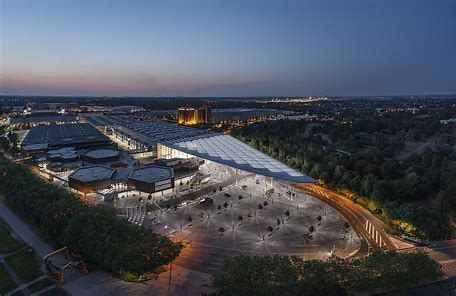 Vogelperspektive Messegelände Düsseldorf